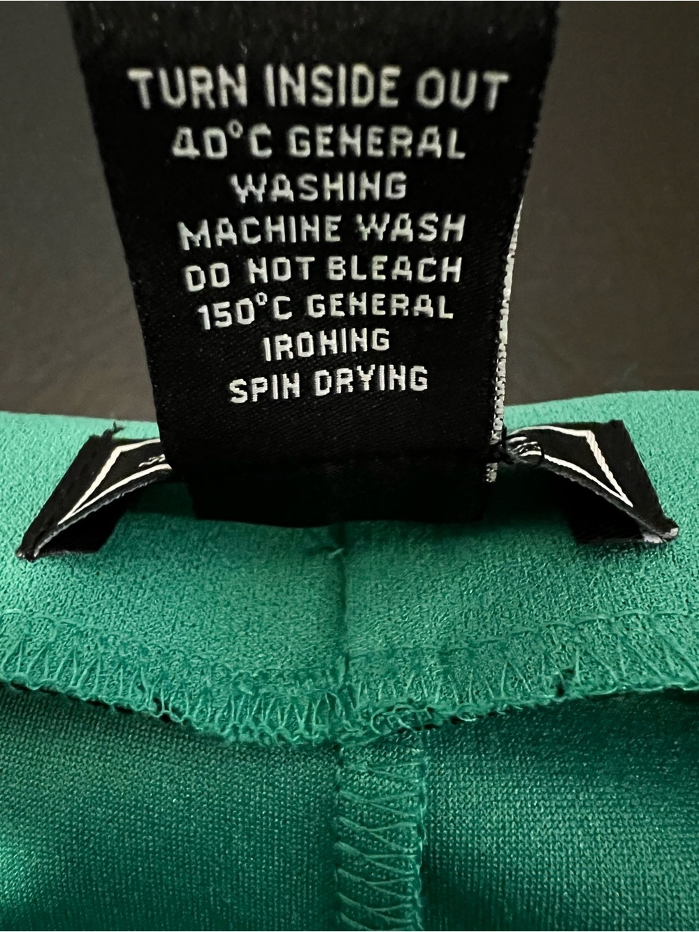 Classic Teal Pencil Skirt with Flared Hem - Women's Workwear - Picture 5 of 5